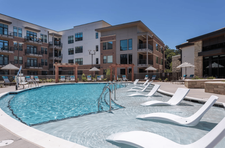 Link Apartments℠ Linden Pool area