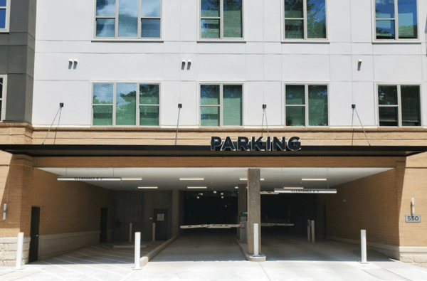 Link Apartments parking garage