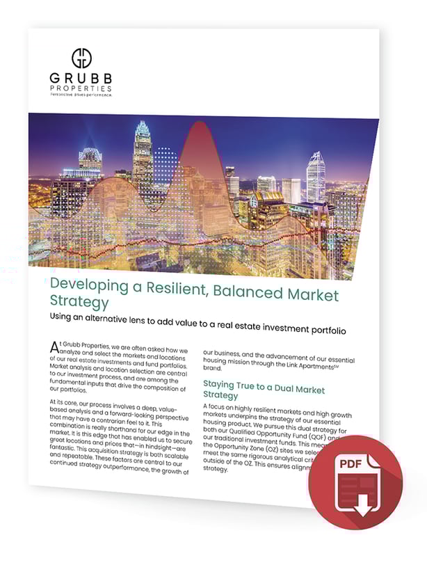 Developing a Resilient, Balanced Market Strategy Grubb Properties