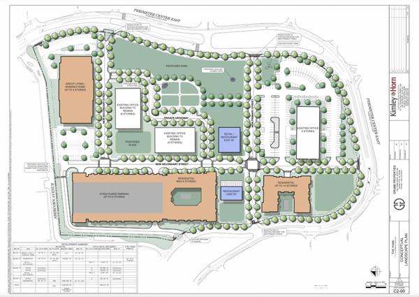 Park at Perimeter Center East Grubb - PCE Site Plan
