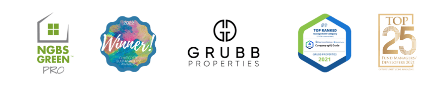 Grubb Properties awards icons